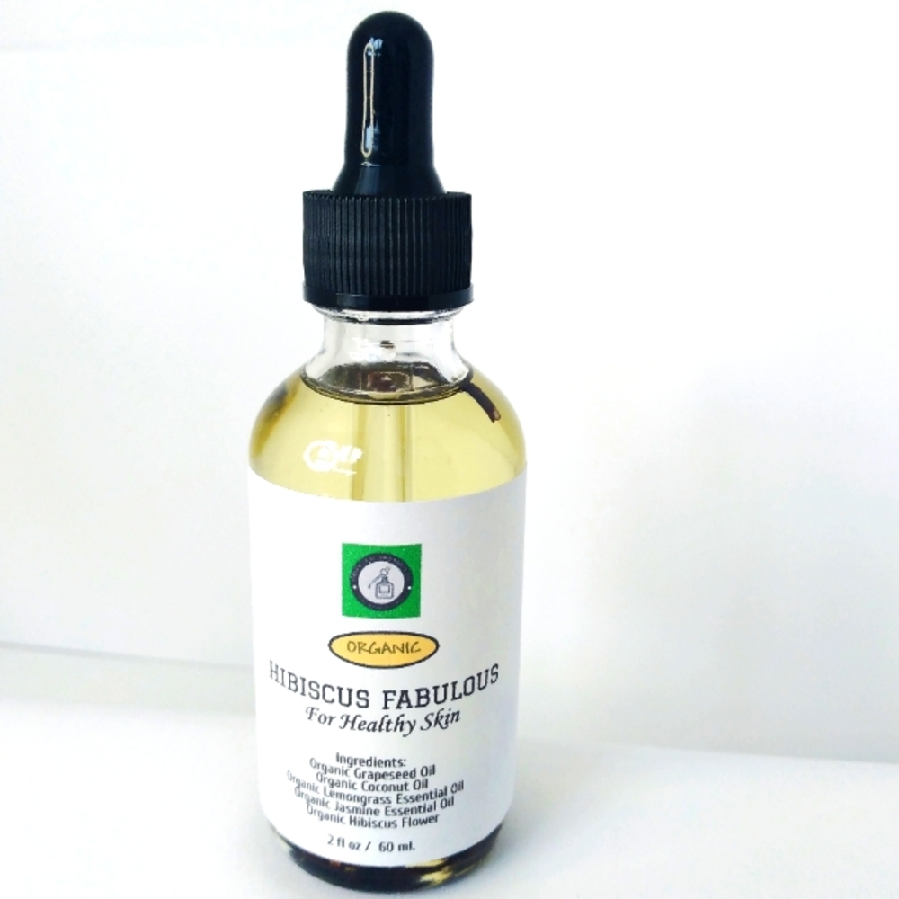Hibiscus Oil, Organic Hibiscus Flower with Jasmine, Lemongrass Essential Oils.
